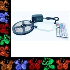 Светодиодный светильник 5050 SMD 5 м, 300 светодиодный контроллер DC12V + 44Key RGB (для ленты RGB) + 12 В, 3 А, адаптер питания
