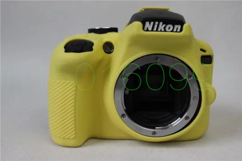 Красивый мягкий силиконовый чехол для камеры Nikon D3400 неопреновый объектива |