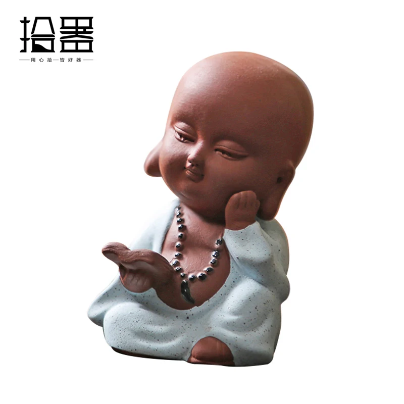 Исин керамический Фиолетовый Глиняный маленький монах чайный набор для домашних