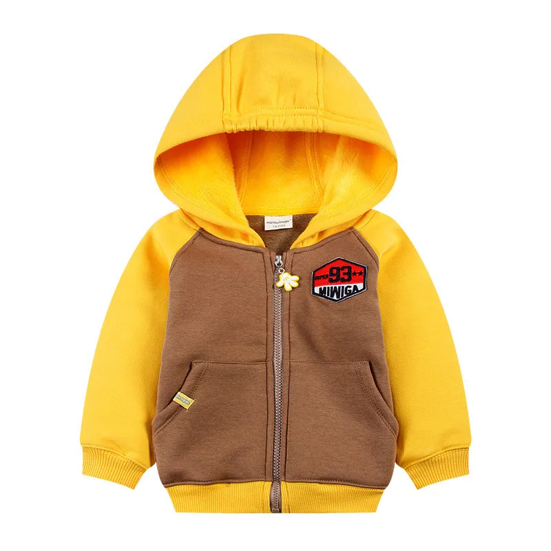 С Рукава Детские куртки Для детей Fleece Zip-Up Толстовки куртка для мальчиков