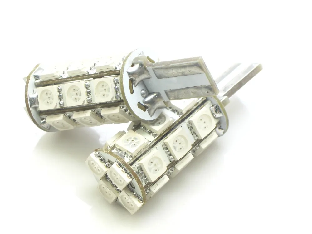SCOE T15 W16W DC12V 2x22SMD 5050LED автостайлинг Светодиодная лампа источник света синий