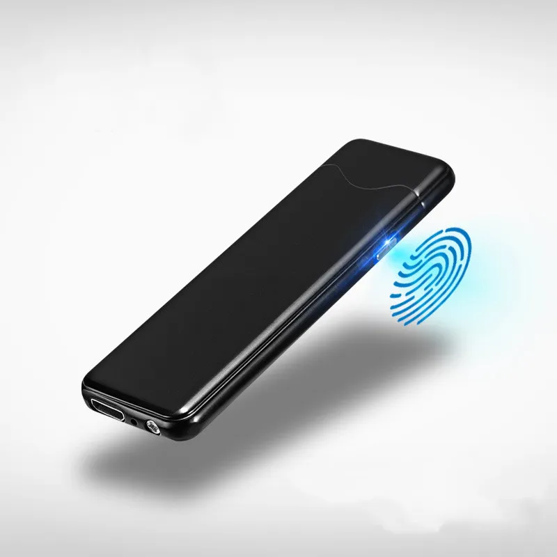 Usb-зажигалка для электронной зарядки ультратонкая ветрозащитная Индукционная