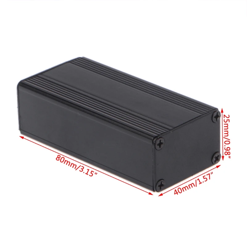 Алюминиевый корпус для проектной коробки электронный инструментов DIY 80x40x25 мм