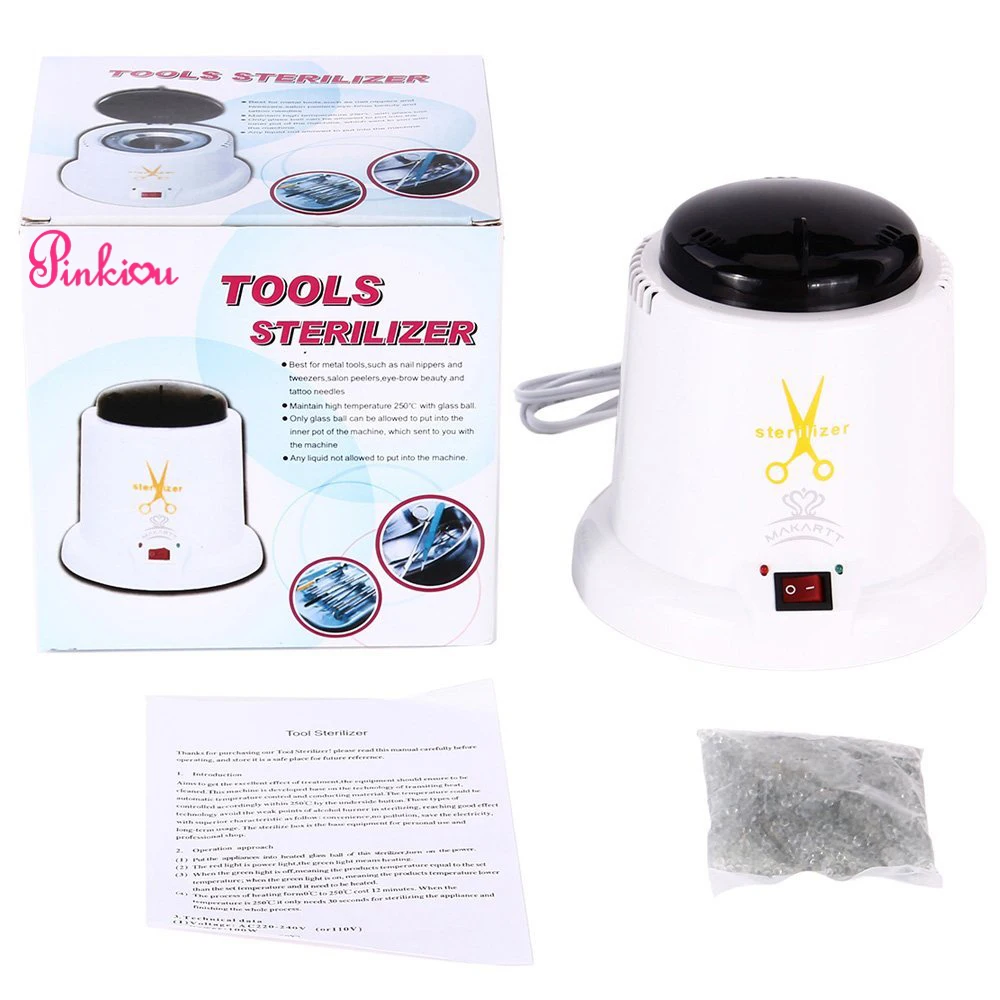 

High Temperature Sterilizer Box Disinfection Professional Nail Art Tools Equipment Manicure Disinfectant Cup