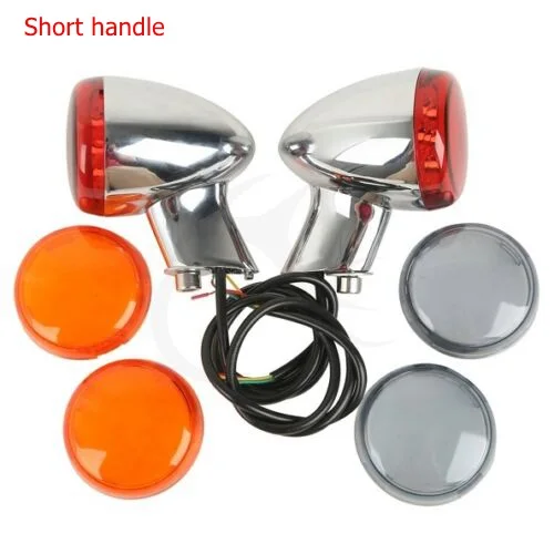 

Мотоцикл задний индикаторы сигнала поворота светодиодный свет для Harley Sportster 883 железо XL1200 1992-UP указателя поворота