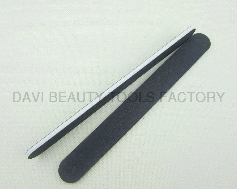 Наждачная доска 50 шт./лот прямой круглый черный наждачная бумага пилка для ногтей