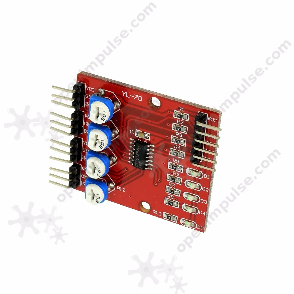 Четыре инфракрасных датчика для линейных следующих роботов|array|array sensorarray line |