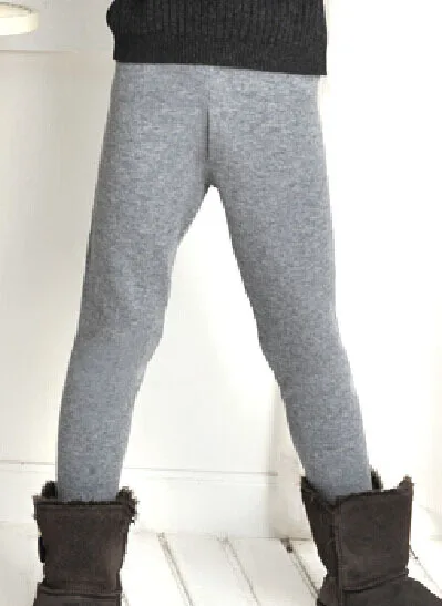 Бесплатная Доставка Детские Кашемировые Шерстяные Брюки для Мальчиков Кальсоны