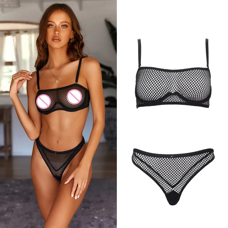 Сексуальное женское белье комплект ночного белья Женская Babydoll g стринги нижнее