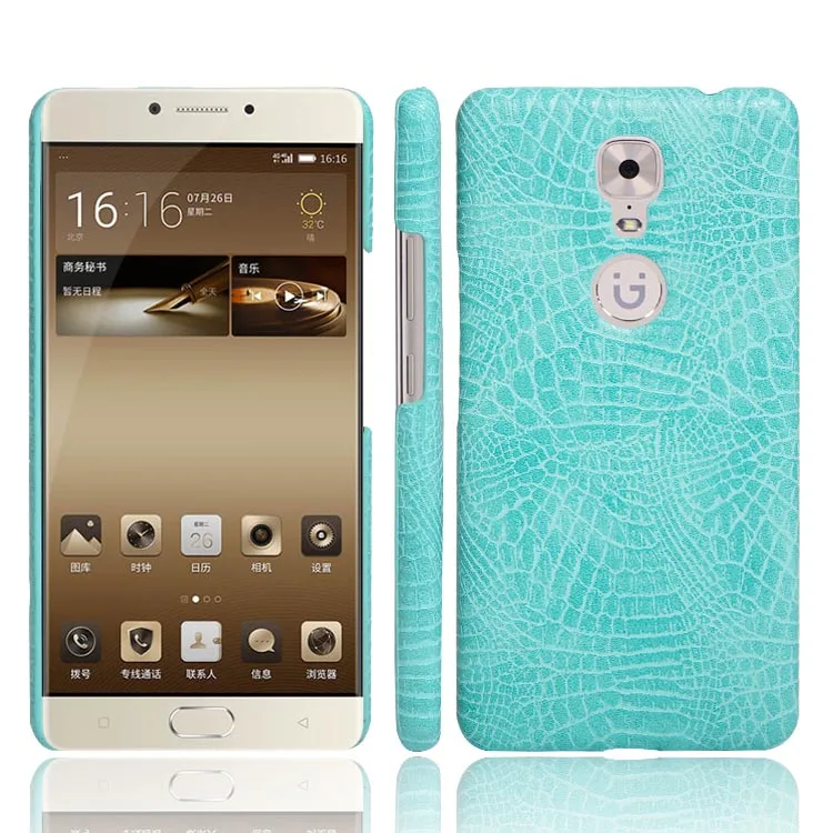 Роскошный чехол SUBIN из искусственной кожи под крокодила для Gionee m6 Plus GN8002S задняя