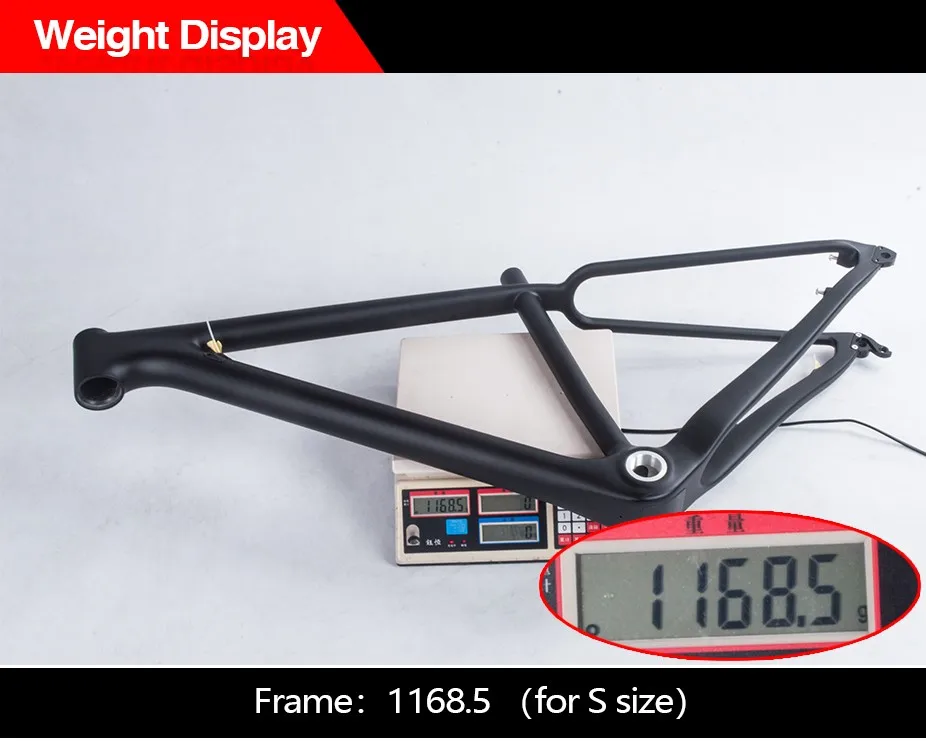 Рама для горного велосипеда Boost 148*12 мм 29er карбоновая рама BSA MTB матовая/Блестящая 27