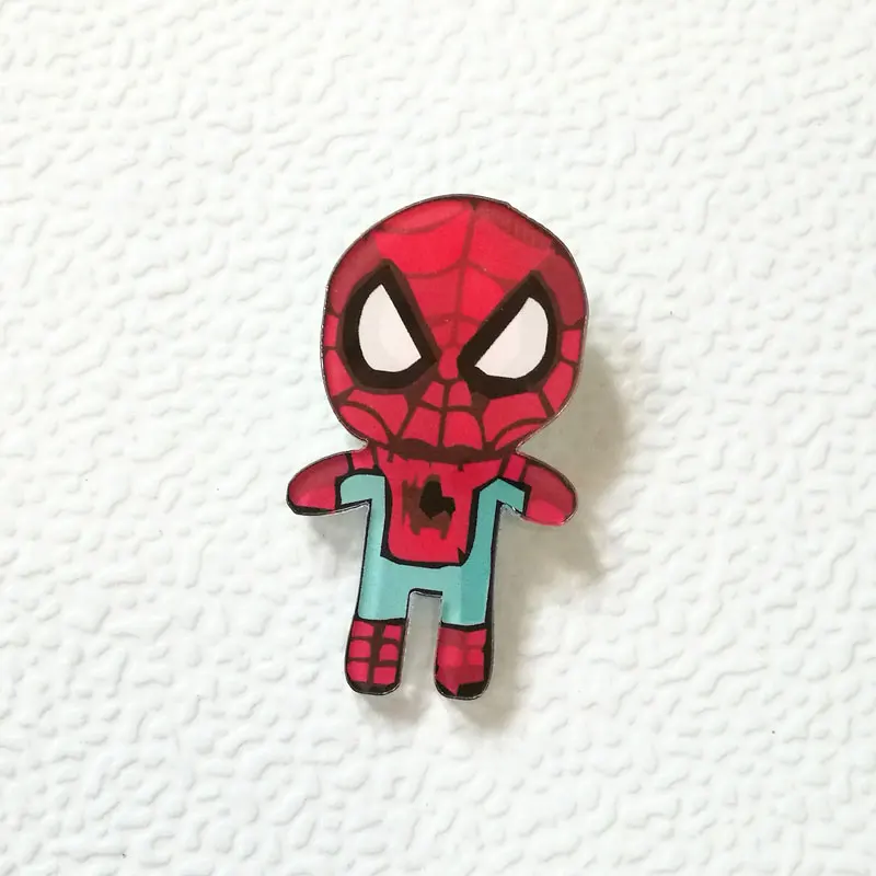 A0028 1 шт. Harajuku Pin значок пластиковая брошь герой Значки для одежды значок на рюкзаке акриловые значки на одежду - Цвет: A0028