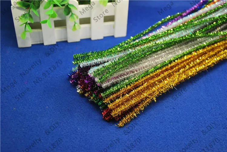 

Hot 300pcs Multi Magic Metallic Fuzzy Chenille Stems Kindergarden DIY Handcraft Materials for Creative Kids Education Toys ds230