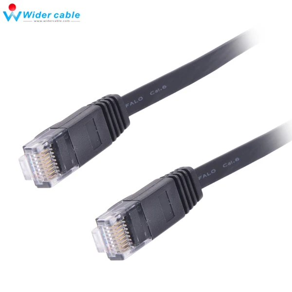 

New 3FT 1M Full Copper CAT6 CAT 6 Flat UTP RJ45 Ethernet Network Cable Patch LAN Cord Black Color