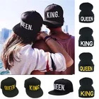 Бейсболка KING QUEEN в стиле хип-хоп, женская, мужская, с вышивкой, кепка в стиле хип-хоп, для влюбленных пар, повседневная, для улицы, Кепка с козырьком от солнца