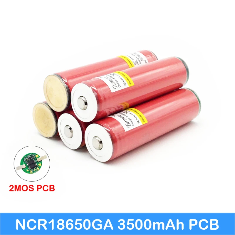 Оригинальный 18650 ga 3500mah для sanyo ncr18650ga Защищенный фонарика внешний аккумулятор Turmera