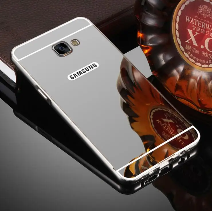 Роскошный зеркальный металлический чехол для телефона Samsung Galaxy A320 A5 A520 A520F A7 A720 2017