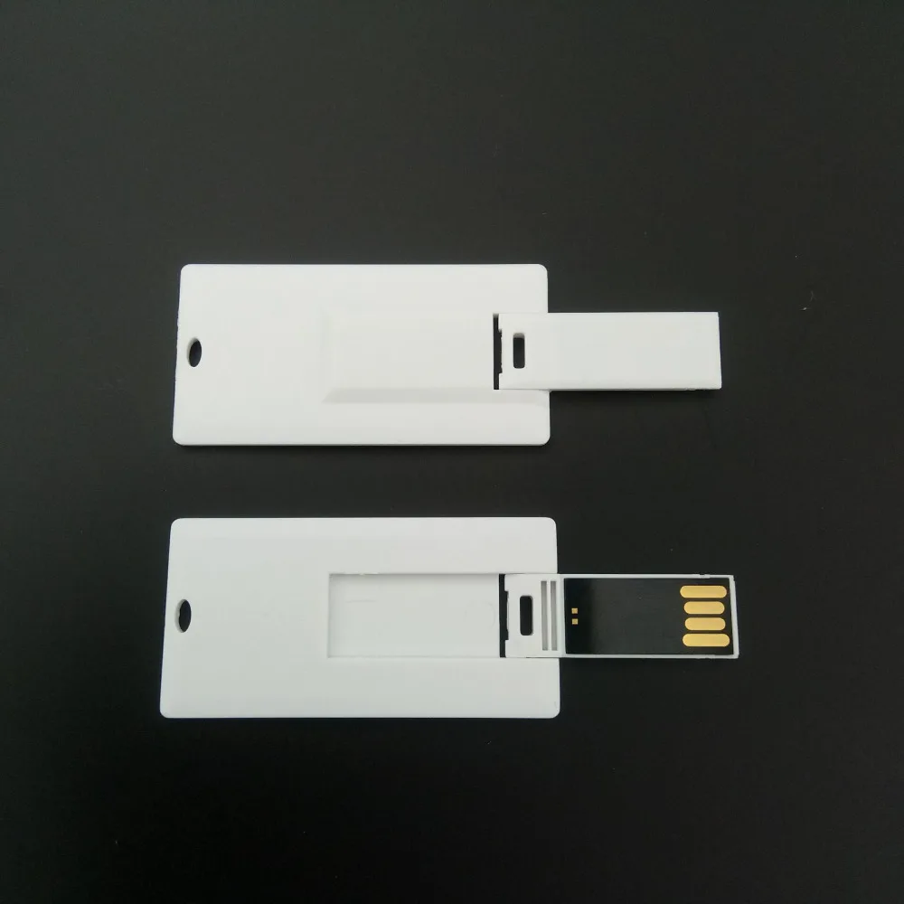 Exuanck 60*30 мм мини пластиковая белая кредитная карта Usb 2 0 флеш накопители 4 ГБ 8 16 32
