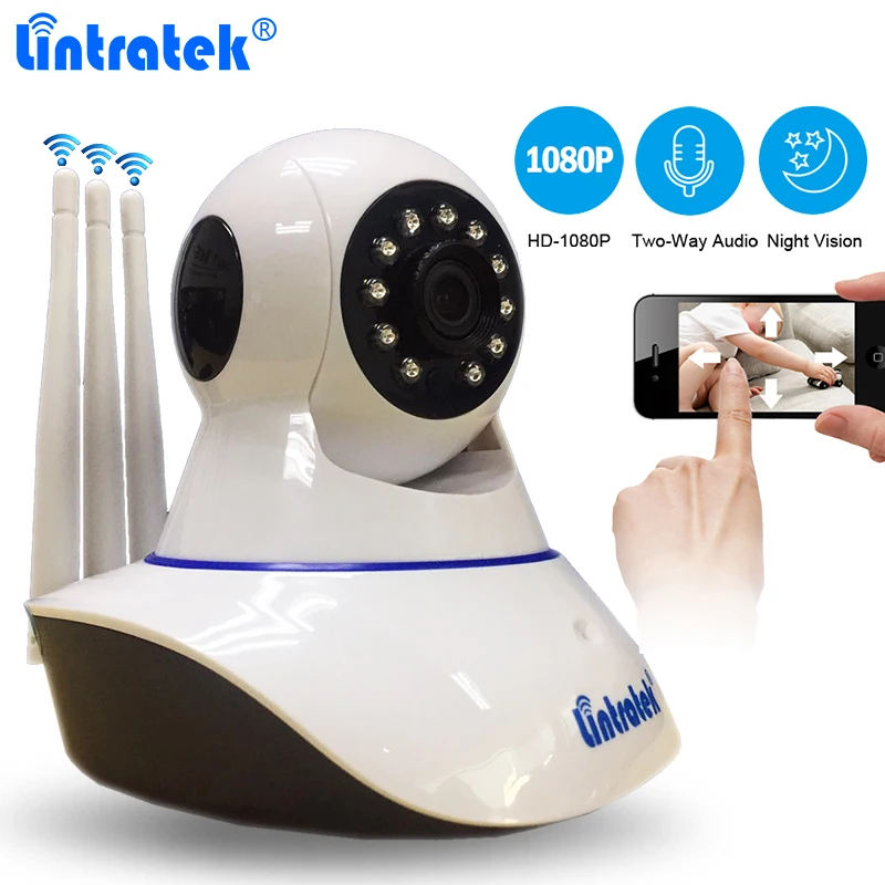 Три антенны видеонаблюдения Камера Беспроводной Wi Fi 1080 P IP Видеоняни и радионяни