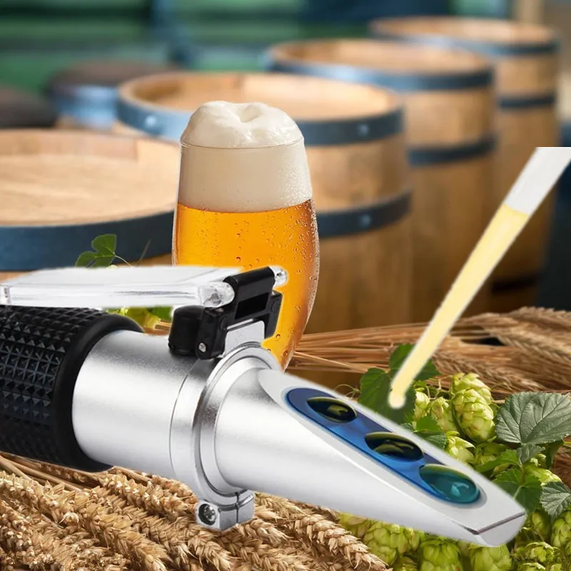 Рефрактометр Beer Wort Wine Brix рефрактометр ATC сg 1 000 130 и 0 32% с функцией определения