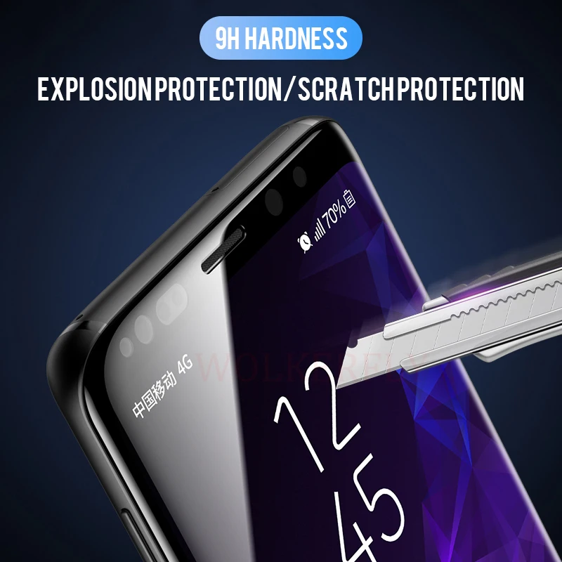 9D защитное закаленное Стекло для samsung Galaxy M10 M20 J4 J6 J8 A6 A8 плюс A7 A9 A750 полное покрытие Экран защитная пленка