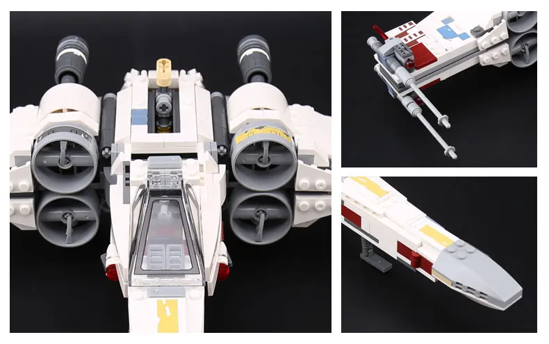 05039 Звездный План серии UCS Rebel Red Five X крыло модель космического истребителя самолет совместим с 10240 строительными кирпичами игрушки