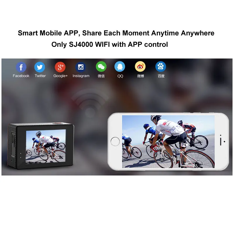 Оригинальный SJCAM SJ4000 WI FI Действие Видео Камера 1080 P Full HD серии 2 0 ЖК дисплей