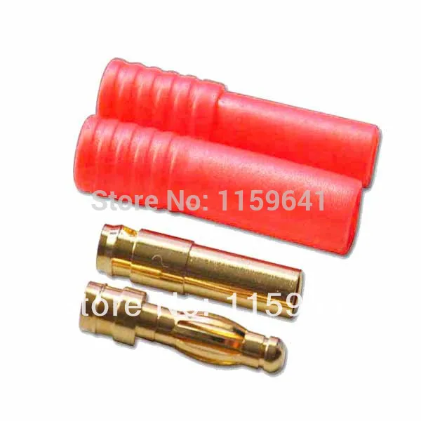 

200 Pairs X 4.0mm High Performance Gold Banana Connector with Protector/Cover for Model Planes DU0090 Pin Mainland China