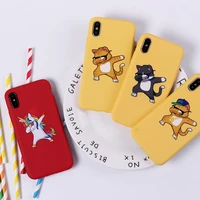 cute cartoon panda dab swag on soft silicone phone case coque fundas for iphone 11 13 pro max 7 7plus 12 8 8plus x xs max