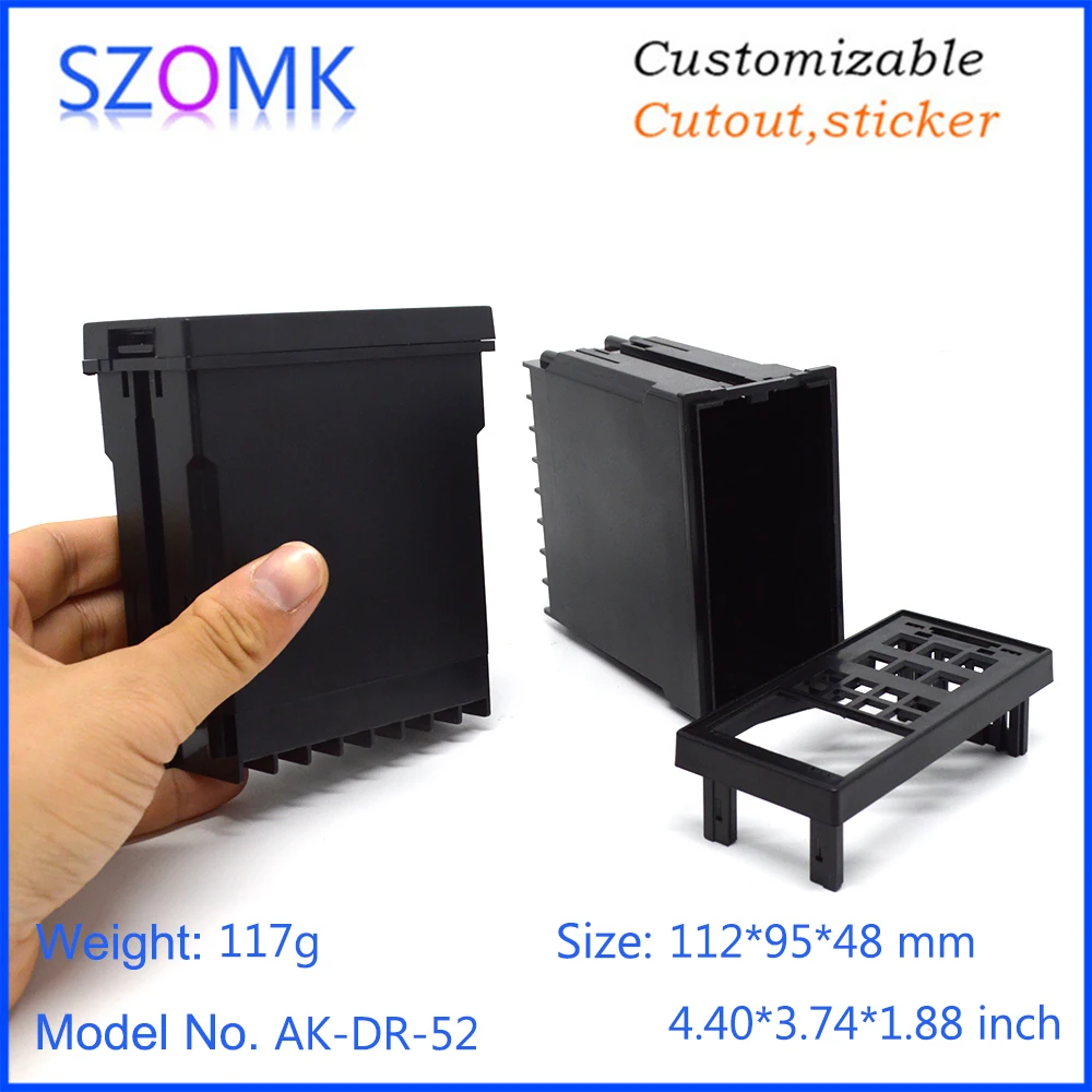 1 piece 112*95*48mm szomk plastic digital relay time control enclosure for electronics pcb design LED display junction box | Обустройство