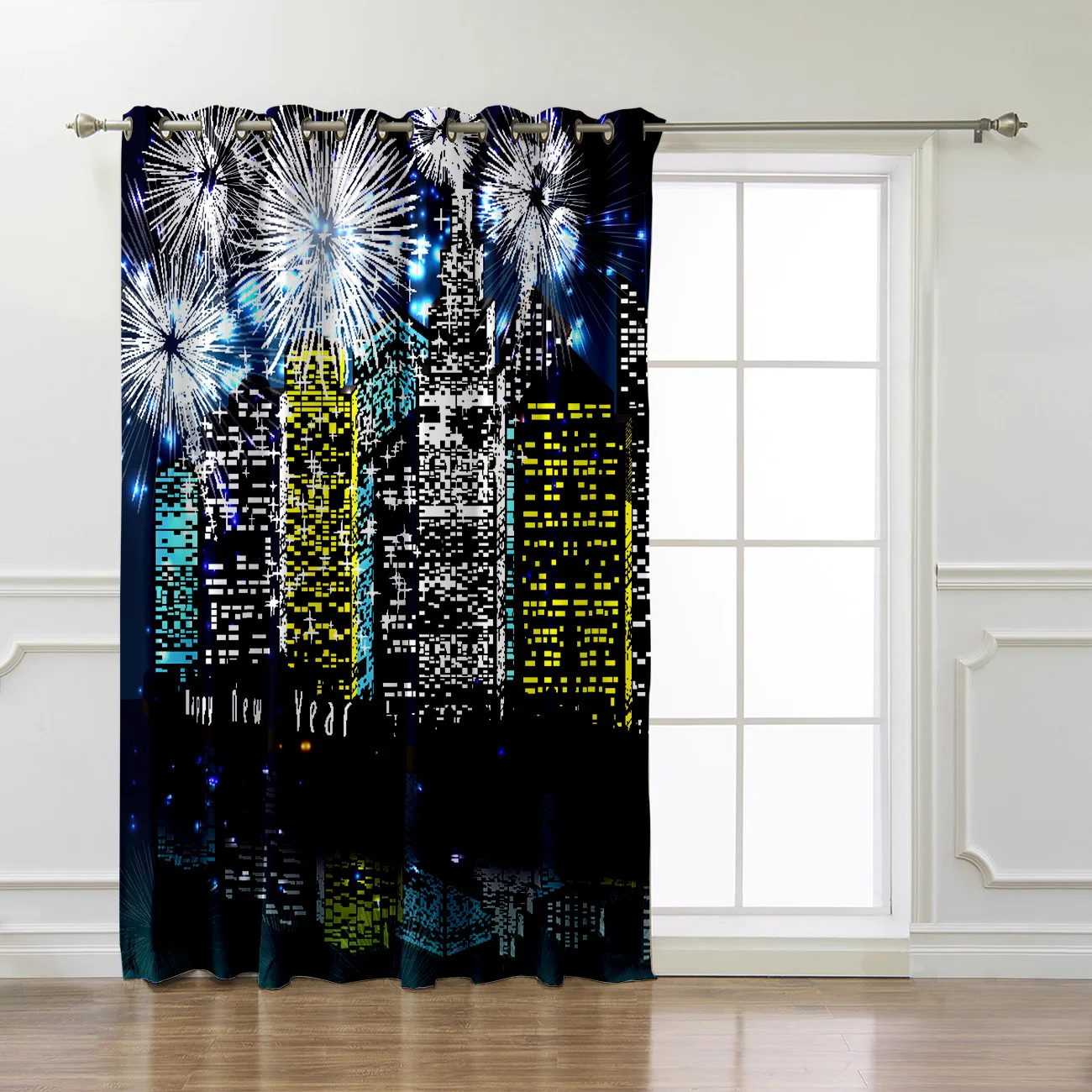 Фантомные фейерверки комнатные занавески большие на окна декоративные уличные