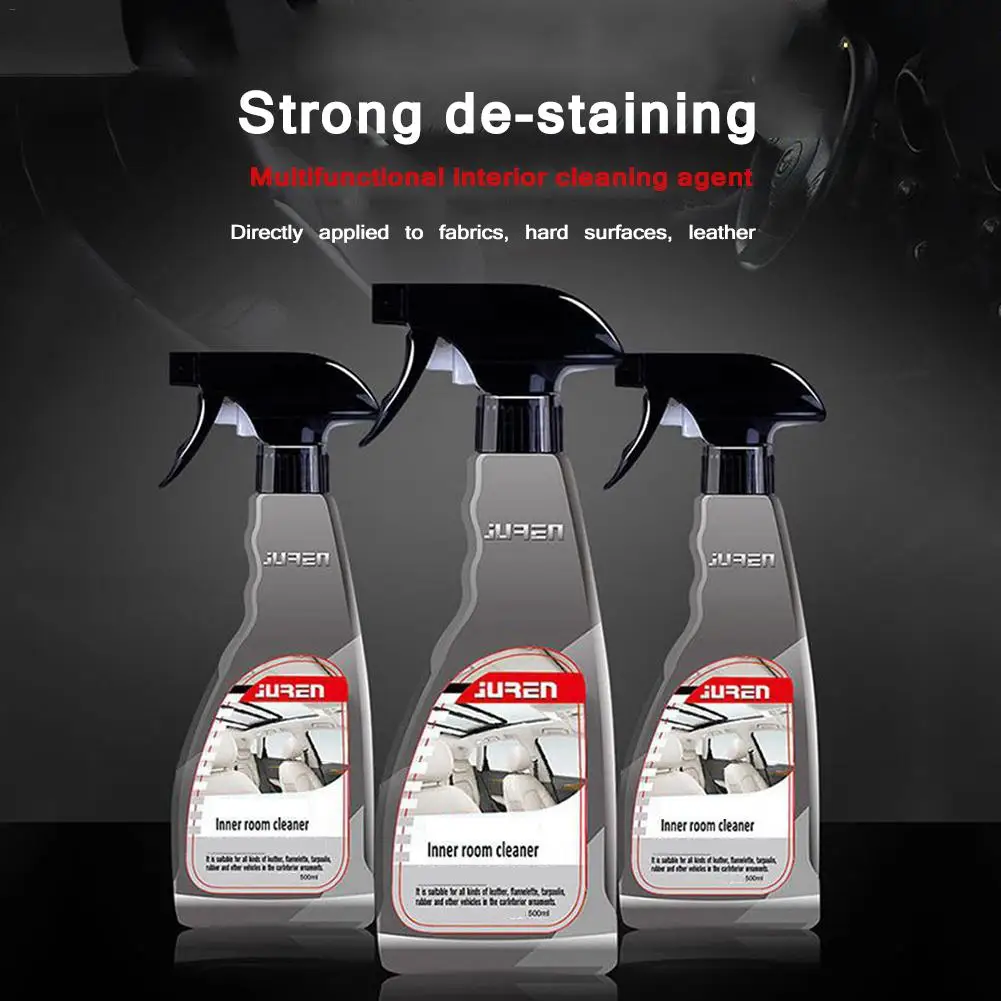 500ML Car Polish Plastic Leather Retreading Agent Automotive Interior Cleaner Tire Wax Universal Leather Clothing Shoes Sofa