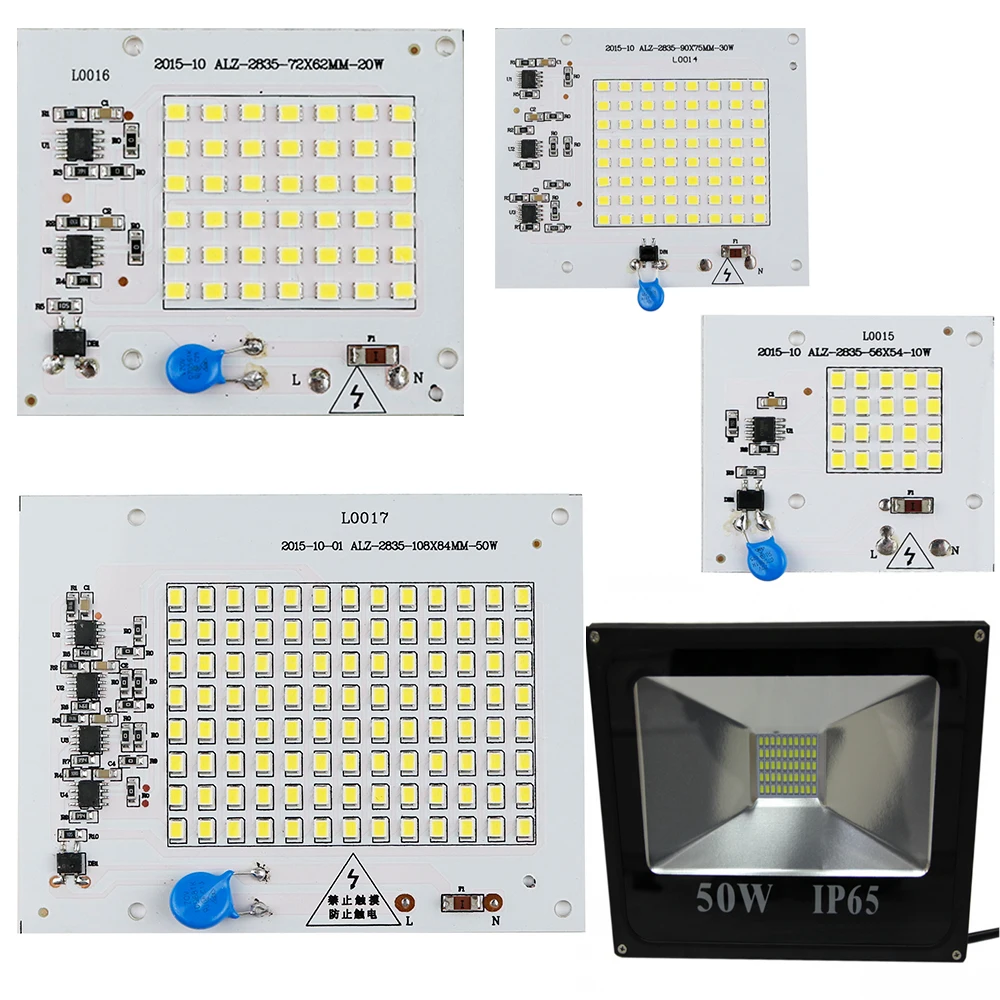 Светодиодный источник питания Smart IC SMD Диодная лампа для наружного прожектора