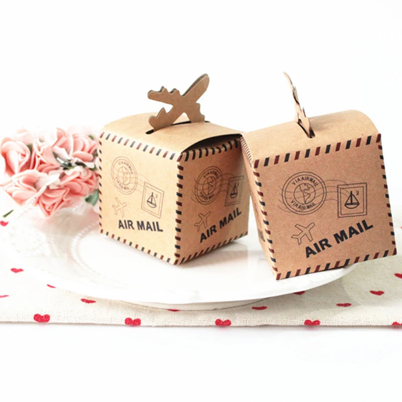 50 шт. креативный дизайн свадебная винтажная коробка для конфет упаковка шоколада