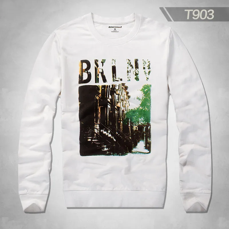 T903 White Amercoast/весенне-осенний комплект с футболкой с длинными рукавами и круглым вырезом 90 - Цвет: T903 White