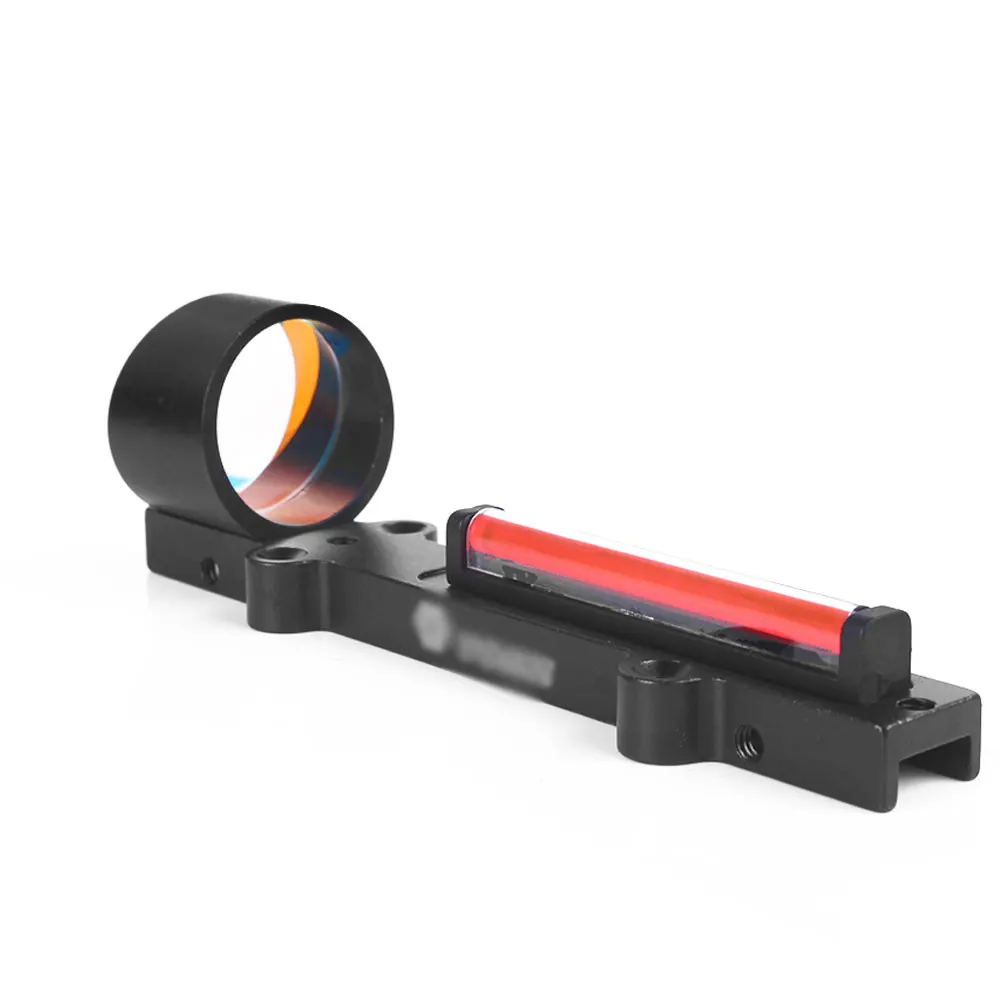 Волоконный коллиматор с красной точкой 1x28 прицел для охоты стрельбы 11 мм
