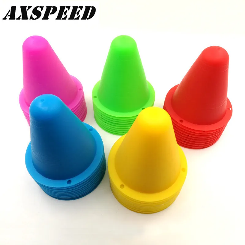 AXSPEED мягкие тренировочные дорожные конусы Pylons для Sakura D3 CS Axial 1:10 Радиоуправляемый