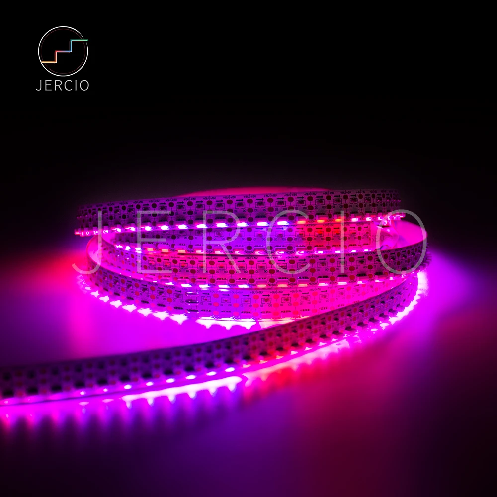 Jercio XT1603 1 м/2 м/5 м 60 пикселей/светодиодный S/m 256 серый программируемый SMD4020 боковой светодиодный и модный светодиодный полосы