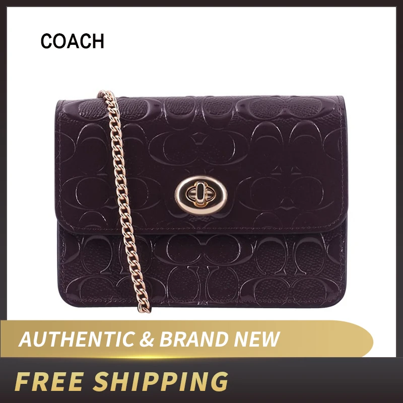 Сумка-Кроссбоди из лакированной кожи Coach F31440 | Багаж и сумки