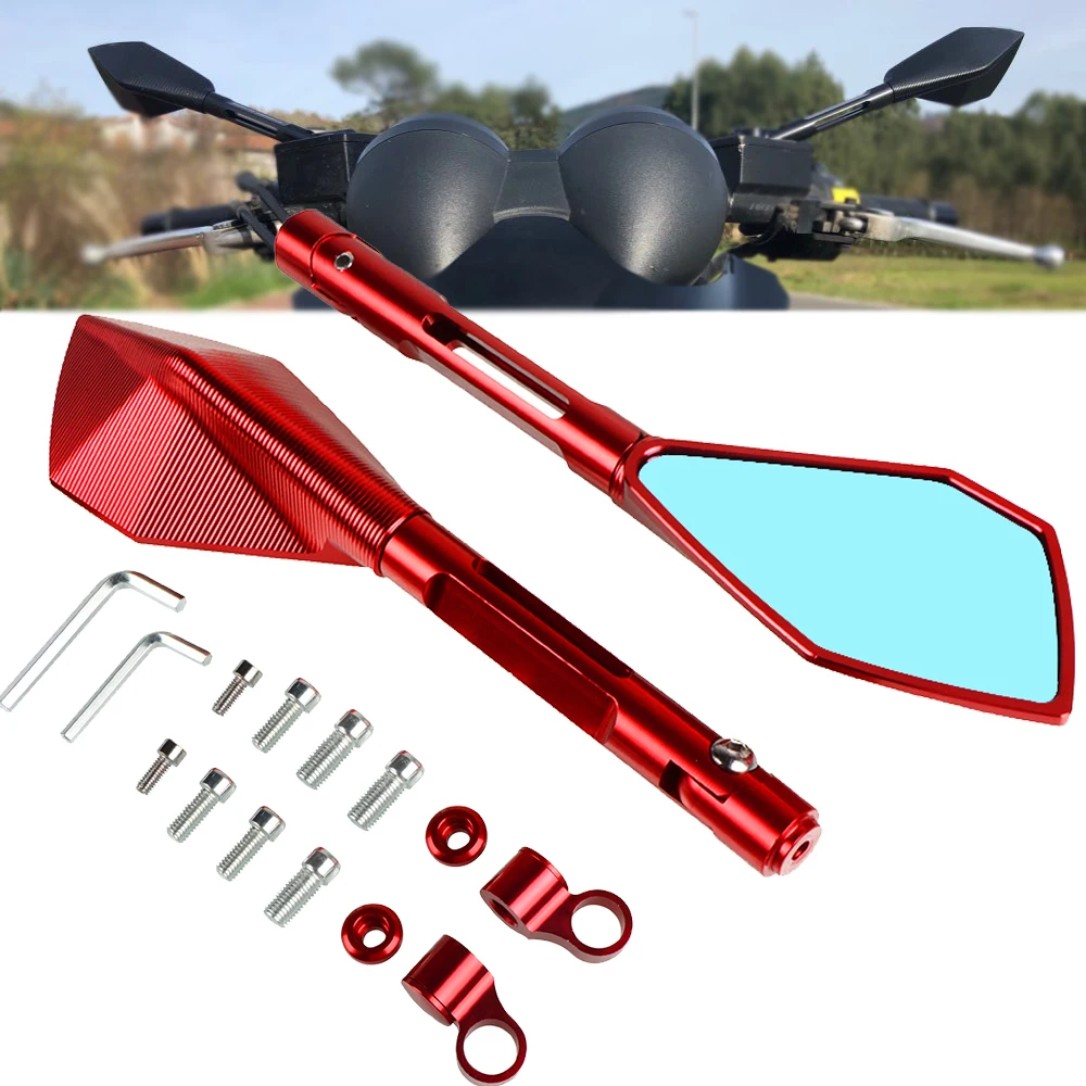 

For 125 200 390 2014-2017 2018 2019 Adjustable Foldable ALL Aluminum Motorcycle Rearview Mirror Rear View Mirror