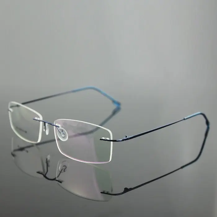 Титановые металлические складные очки без винтов 6 цветов в оправе с эффектом