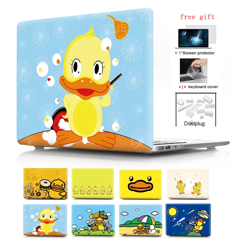 Модный милый Пыленепроницаемый Чехол для ноутбука Macbook Air 13 Pro Retina 11 12 15 New A1932 A1989