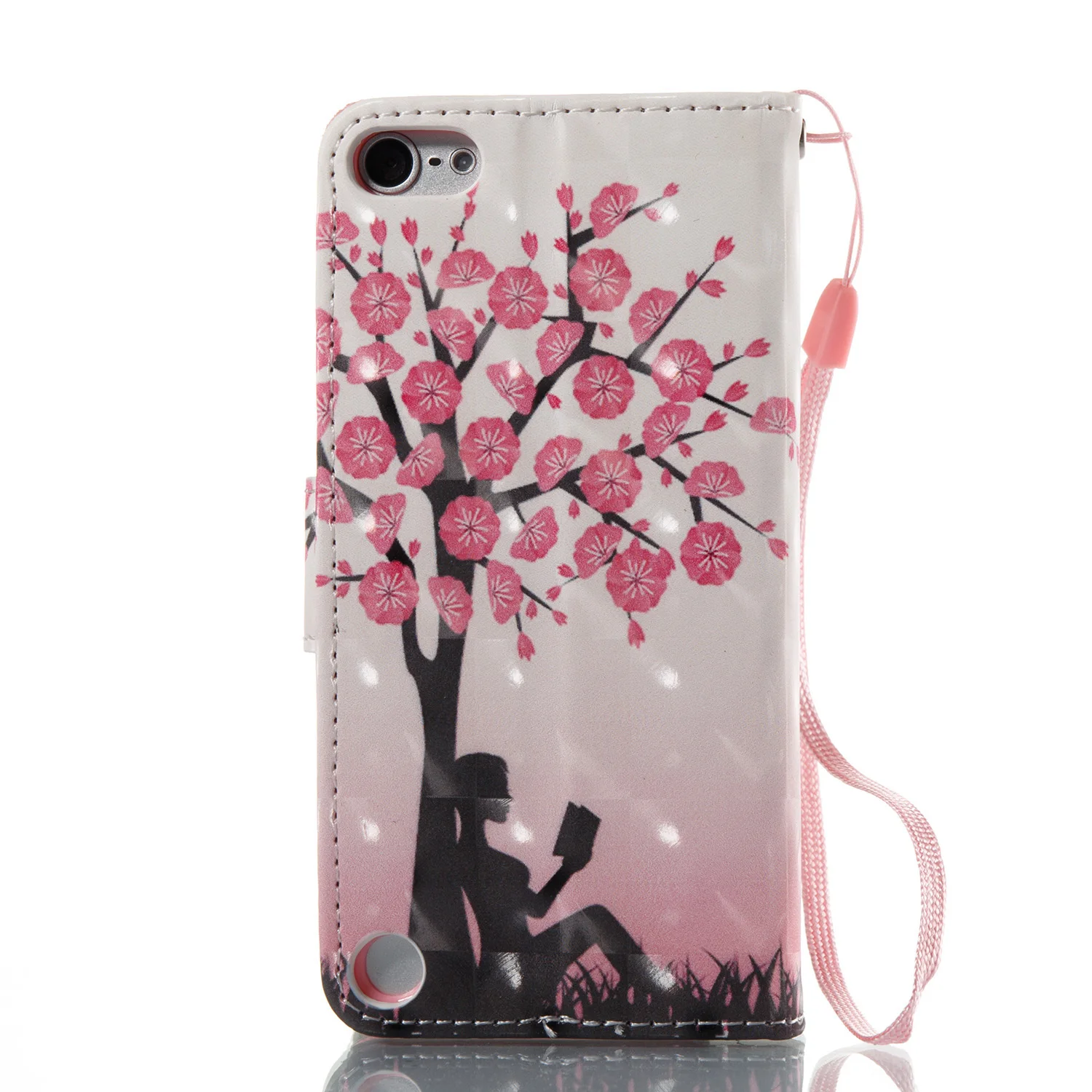 Adsorption Painting PU Leather Phone Case For iPod Touch 5 th5 &ampTouch 6 th6 Flip Wallet Stand Cover case | Мобильные телефоны и