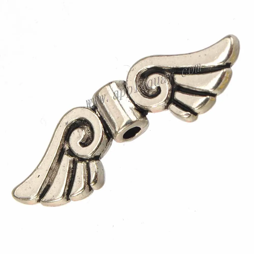 Большие бусины подвески ангельские крылья для браслетов винтажные