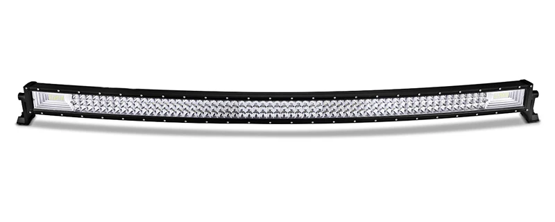 AUXMART 3 ряд 4" светодиодный бар 22" 3" 50" изогнутый внедорожный светодиодный рабочий светильник для грузового пикапа 4X4 Camber тонкий светодиодный светильник 12 В 24 В