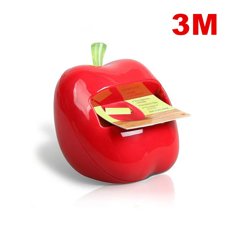 3 м постэто 76 мм* 76 мм Съемный клейкий apple в форме дозатор combo для офиса канцелярских товаров APL330