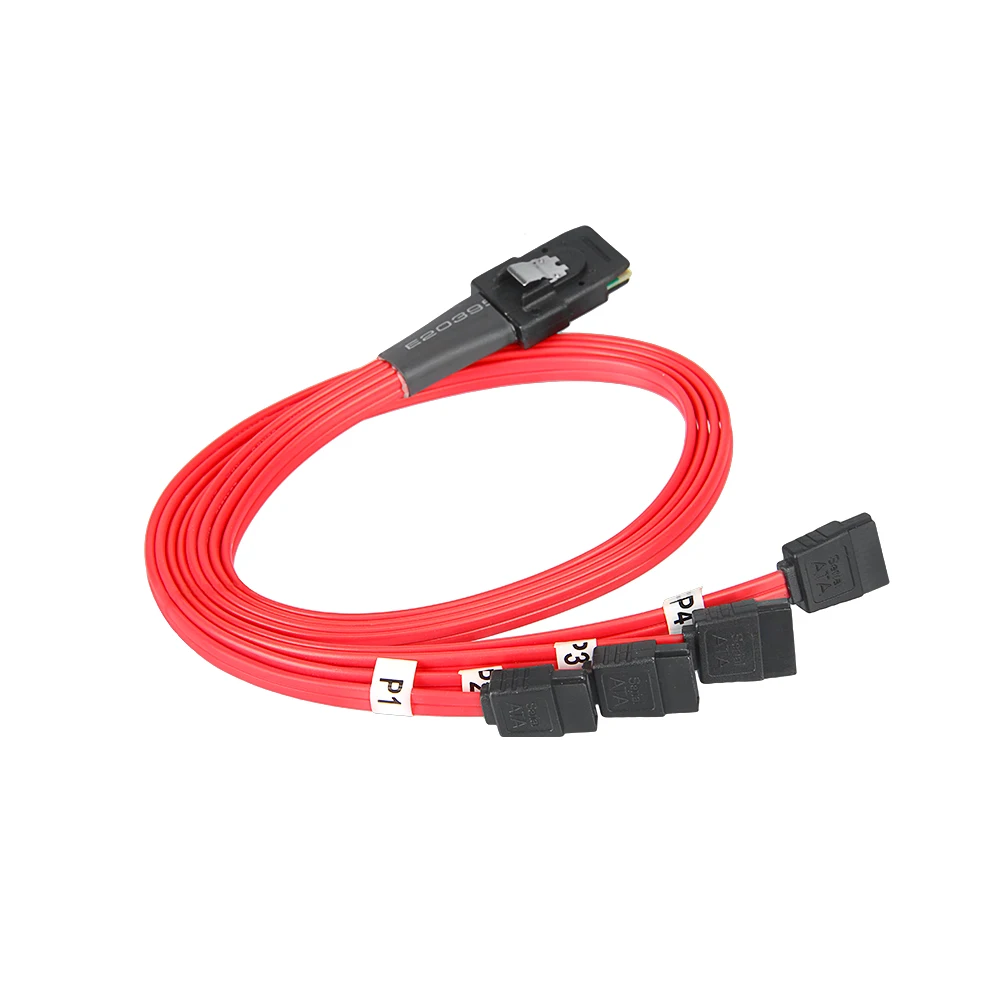 Внутренний кабель Mini SAS на 4 SATA многоканальный для разделения вперед и передачи