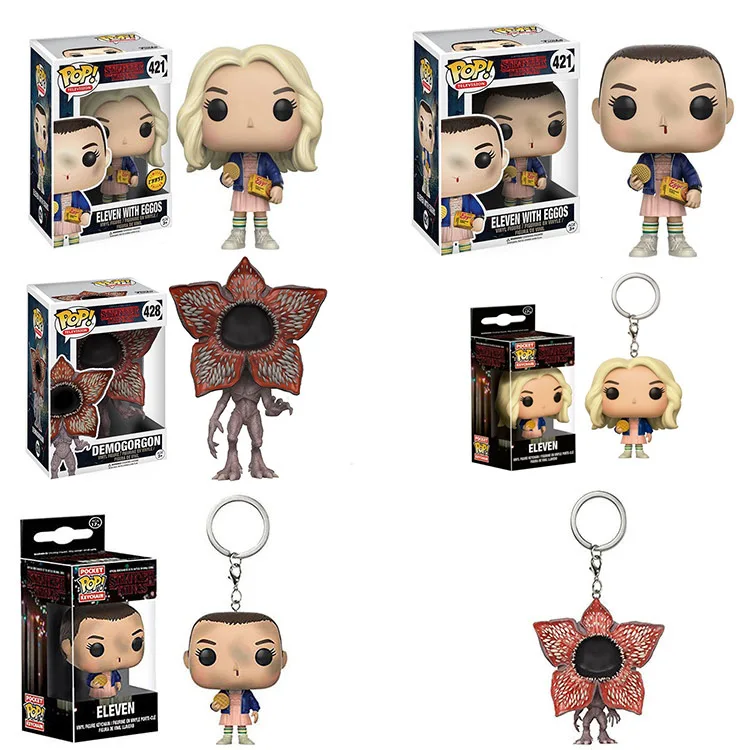 Экшн фигурки Funko pop очень странные дела одиннадцать с эгго персонажи демогенгона