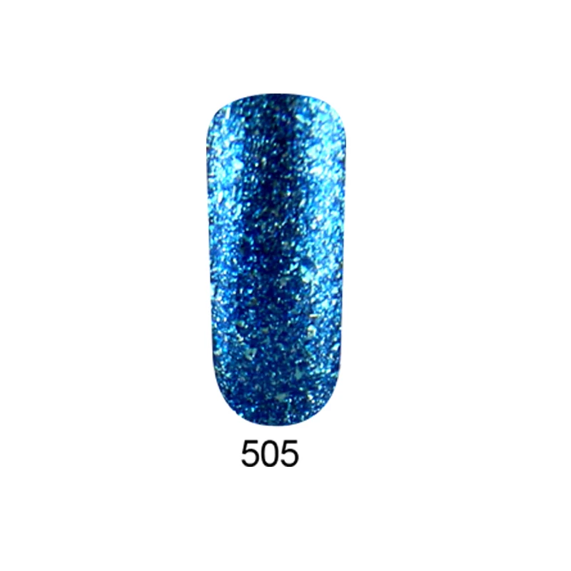 505 KADITION New Super Color Gel Paints Crystal Lacquer Nail Art UV LED Soak Off Platinum Glitter Pearl Diamonds Gel Nail Polish - Цвет: 505
