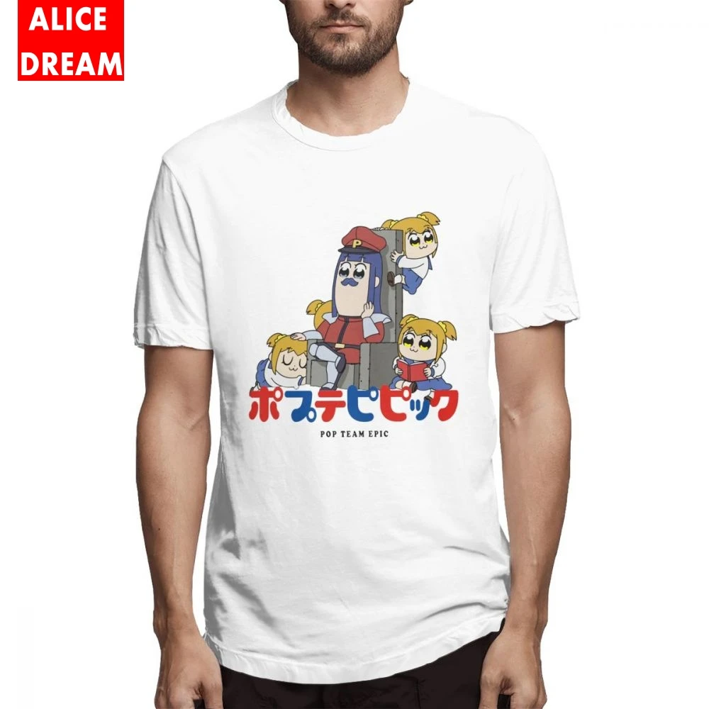 Унисекс Pipimi и Popuko футболка World Pop Team Epic футболки господство рок-н-ролл Чистый